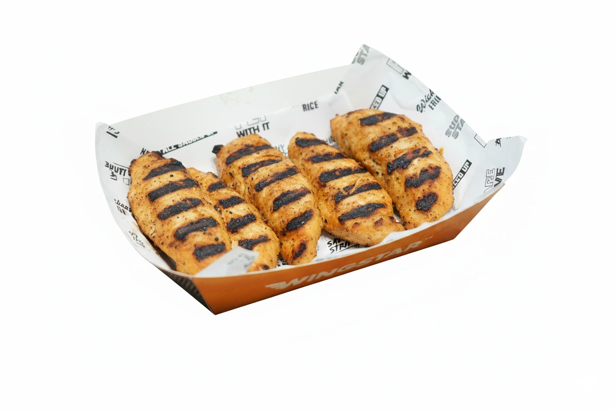 Grilled chicken strips